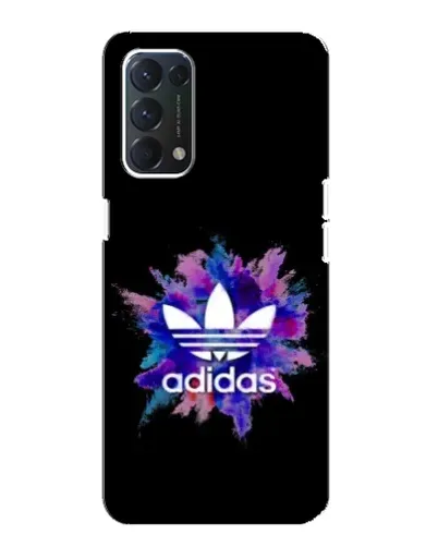 Чехол для OPPO A74 с картинкой «Взрыв красок Adidas»