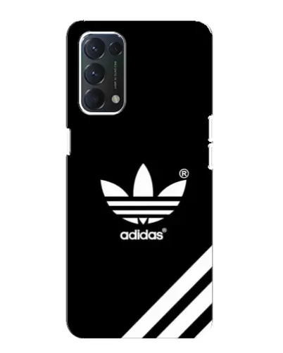 Чехол для OPPO A74 с картинкой «Adidas с диагональными полосами»