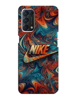 Чехол для OPPO A74 с картинкой «Nike в абстракции» Чехол для OPPO A74 с картинкой «Nike в абстракции»