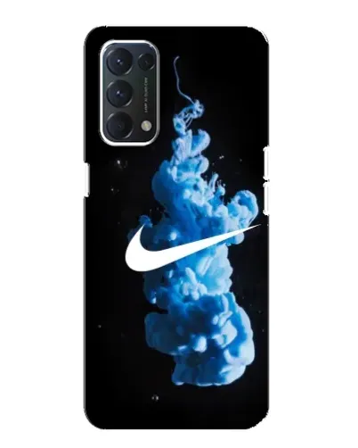 Чехол для OPPO A74 с картинкой «Nike и синий дым» Чехол для OPPO A74 с картинкой «Nike и синий дым»