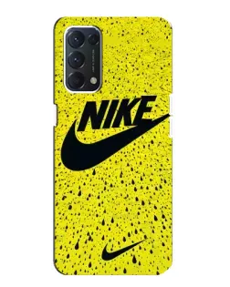 Чехол для OPPO A74 с картинкой «Желтый текстурный Nike» Чехол для OPPO A74 с картинкой «Желтый текстурный Nike»