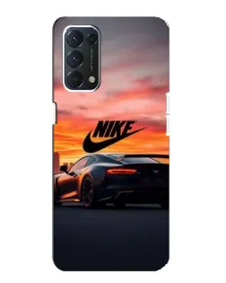 Чехол для OPPO A74 с картинкой «Nike и суперкар» Чехол для OPPO A74 с картинкой «Nike и суперкар»