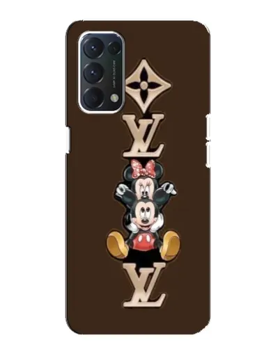 Чехол для OPPO A74 с картинкой «LV и Микки Маус»
