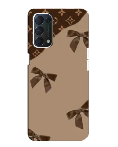Чехол для OPPO A74 с картинкой «LV — кофейный атлас»