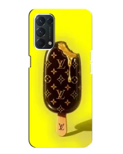 Чехол для OPPO A74 с картинкой «Мороженое от LV»