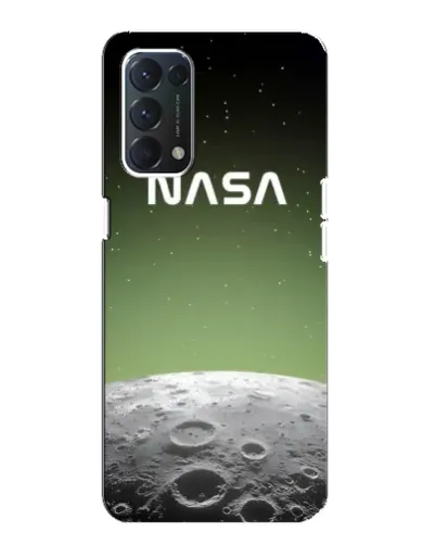 Чехол для OPPO A74 с картинкой «NASA — лунный градиент»