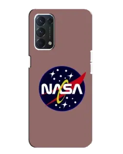 Чехол для OPPO A74 с картинкой «NASA — ретро космос» Чехол для OPPO A74 с картинкой «NASA — ретро космос»