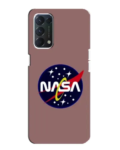 Чехол для OPPO A74 с картинкой «NASA — ретро космос»