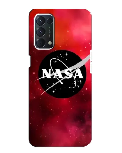 Чехол для OPPO A74 с картинкой «NASA — красная туманность»
