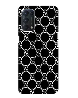 Чехол для OPPO A74 с картинкой «Gucci — сетчатый паттерн»