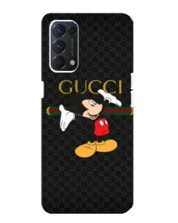 Чехол для OPPO A74 с картинкой «Микки Маус Gucci»
