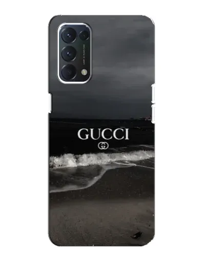 Чехол для OPPO A74 с картинкой «Gucci — морской прибой»