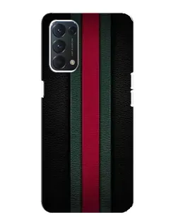 Чехол для OPPO A74 с картинкой «Gucci — неоновая линия»