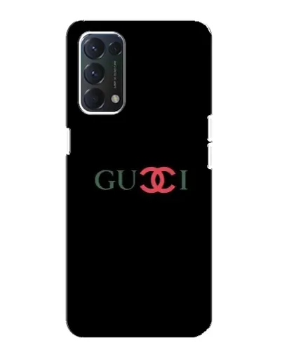 Чехол для OPPO A74 с картинкой «Gucci — красный градиент»
