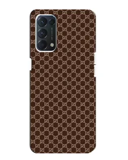 Чохол для OPPO A74 з картинкою «Gucci — шоколадна сітка»