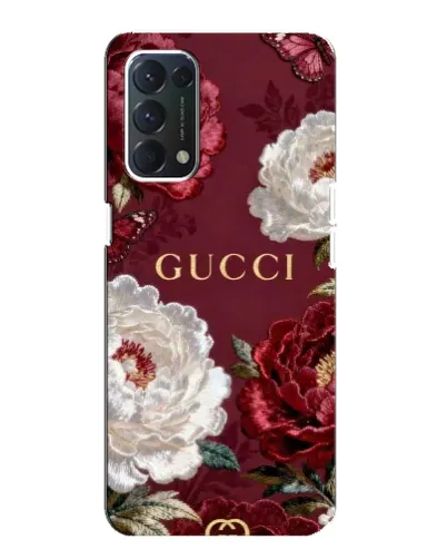 Чохол для OPPO A74 з картинкою «Gucci — бордові троянди» Чохол для OPPO A74 з картинкою «Gucci — бордові троянди»