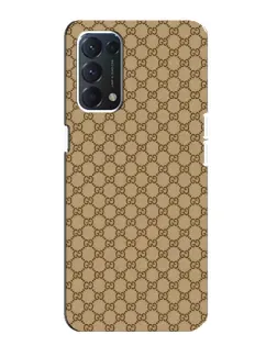 Чохол для OPPO A74 з картинкою «Gucci — класичний беж»