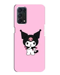 Чохол для OPPO A74 з картинкою «Kuromi — рожева ніжність»