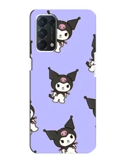 Чохол для OPPO A74 з картинкою «Паттерн з Kuromi»