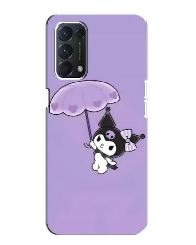 Чехол для OPPO A74 с картинкой «Kuromi с зонтиком»