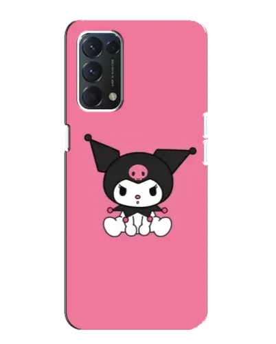 Чехол для OPPO A74 с картинкой «Хмурая Kuromi»