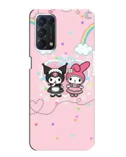 Чохол для OPPO A74 з картинкою «My Melody та Kuromi»