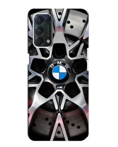 Чехол для OPPO A74 с картинкой «BMW — деталь диска»