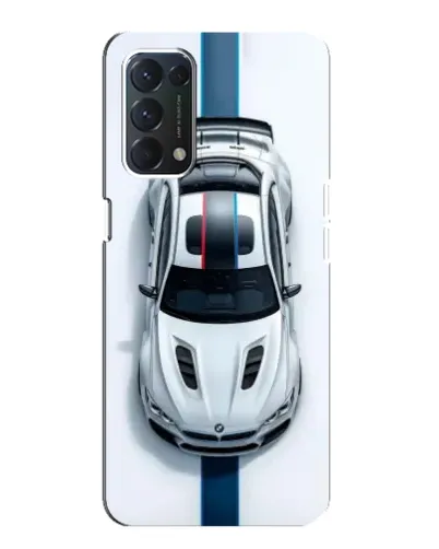 Чехол для OPPO A74 с картинкой «Вид сверху — BMW M»