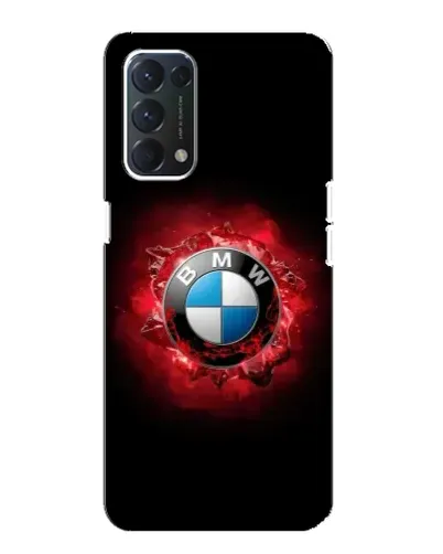 Чехол для OPPO A74 с картинкой «Логотип BMW — вспышка»