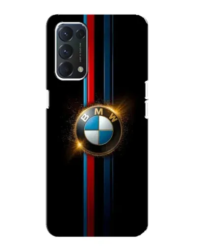 Чехол для OPPO A74 с картинкой «BMW M-Power неон»