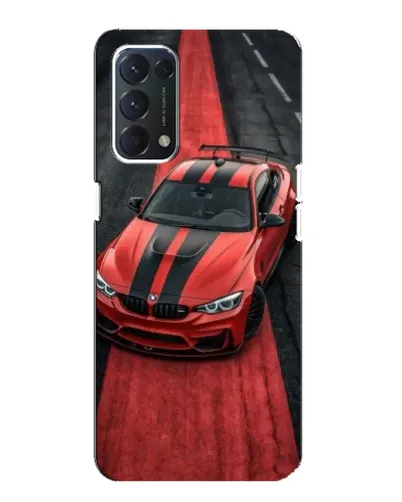 Чехол для OPPO A74 с картинкой «BMW на красной дорожке»