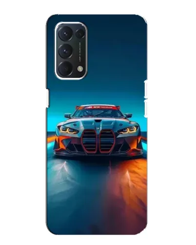 Чохол для OPPO A74 з картинкою «BMW — вогні неону» Чохол для OPPO A74 з картинкою «BMW — вогні неону»