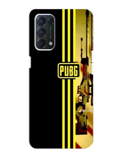 Чехол для OPPO A74 с картинкой «PUBG — камуфляжный шлем»