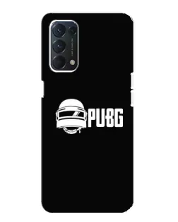 Чехол для OPPO A74 с картинкой «PUBG — классический лого»