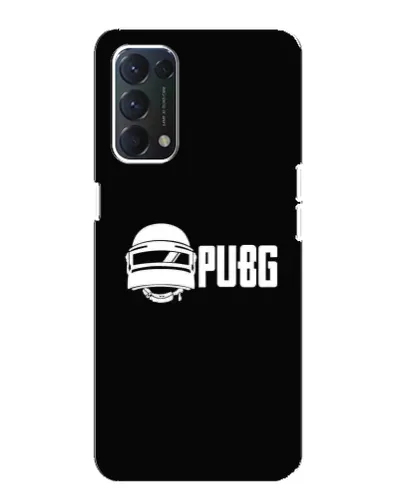Чехол для OPPO A74 с картинкой «PUBG — классический лого»