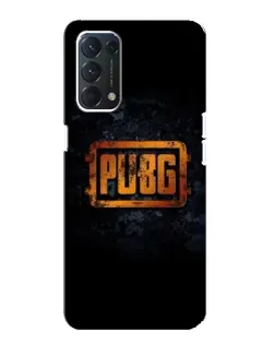 Чехол для OPPO A74 с картинкой «PUBG — золотой логотип»