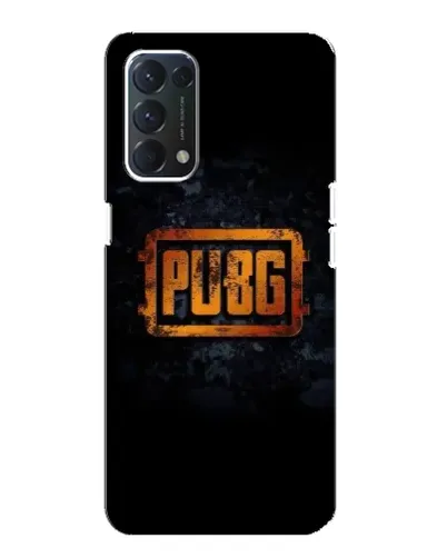 Чехол для OPPO A74 с картинкой «PUBG — золотой логотип»