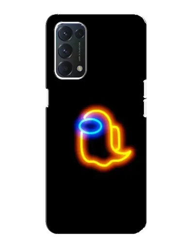 Чехол для OPPO A74 с картинкой «Among Us неоновое сияние» Чехол для OPPO A74 с картинкой «Among Us неоновое сияние»