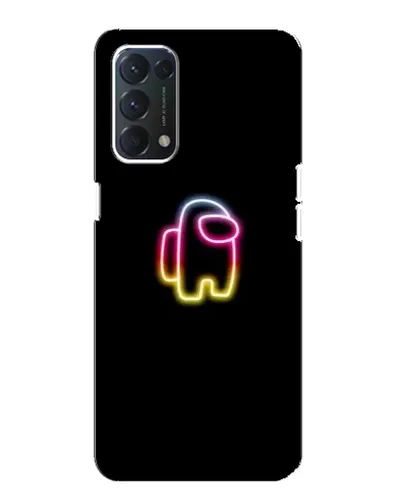 Чехол для OPPO A74 с картинкой «Among Us градиент» Чехол для OPPO A74 с картинкой «Among Us градиент»