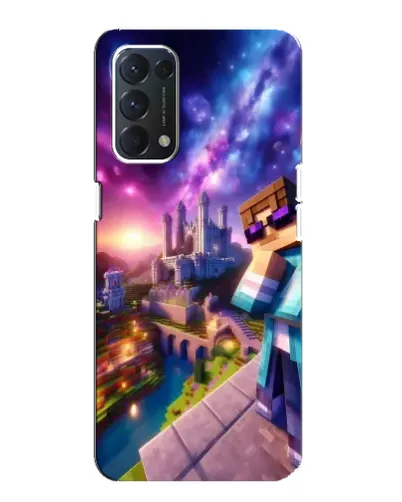 Чохол для OPPO A74 з картинкою «Стів та космос»