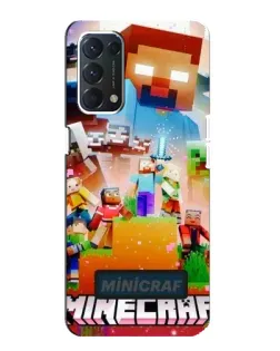 Чохол для OPPO A74 з картинкою «Minecraft герої гри» Чохол для OPPO A74 з картинкою «Minecraft герої гри»