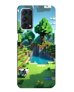 Чохол для OPPO A74 з картинкою «Minecraft літній день»