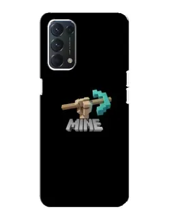Чохол для OPPO A74 з картинкою «Алмазне кайло»