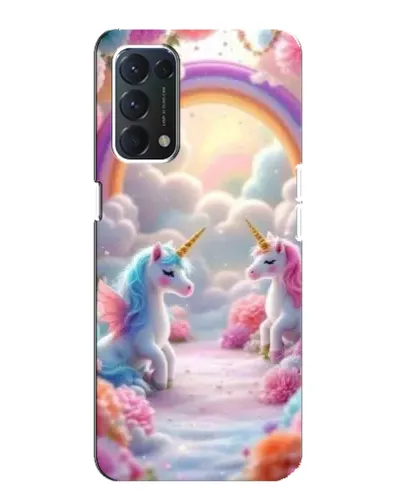 Чохол для OPPO A74 з картинкою «Веселка і єдинороги» Чохол для OPPO A74 з картинкою «Веселка і єдинороги»