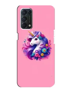 Чохол для OPPO A74 з картинкою «Казковий єдиноріг»
