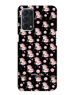 Чохол для OPPO A74 з картинкою «Magic Unicorn паттерн»