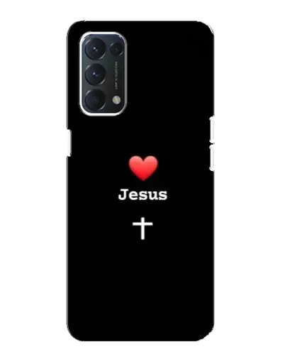Чохол для OPPO A74 з картинкою «Серце - Jesus» Чохол для OPPO A74 з картинкою «Серце - Jesus»