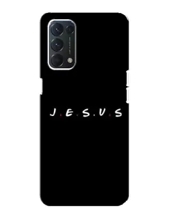 Чохол для OPPO A74 з картинкою «Крапки віри J.E.S.U.S.»