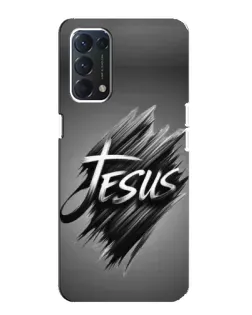 Чохол для OPPO A74 з картинкою «Напис Jesus Graffiti»