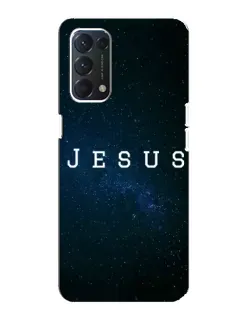 Чохол для OPPO A74 з картинкою «Зоряне небо Jesus»